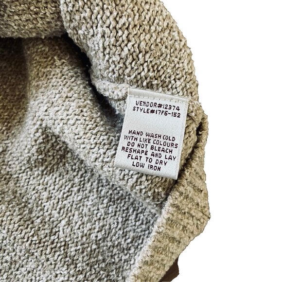 Northern Reflections Autumn Leaves Cardigan Sweater Cable Knit Vintage Y2K - Picture 8 of 8